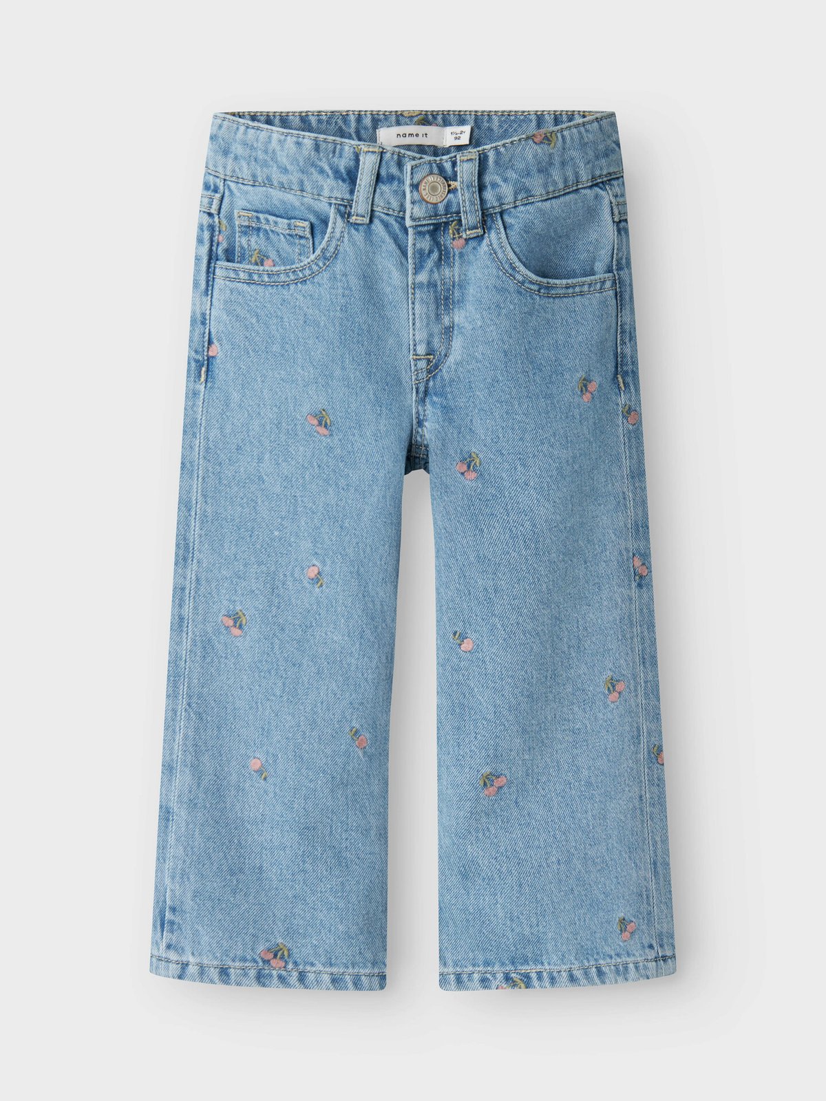 Name It Rose Wide Jeans Light Blue Denim