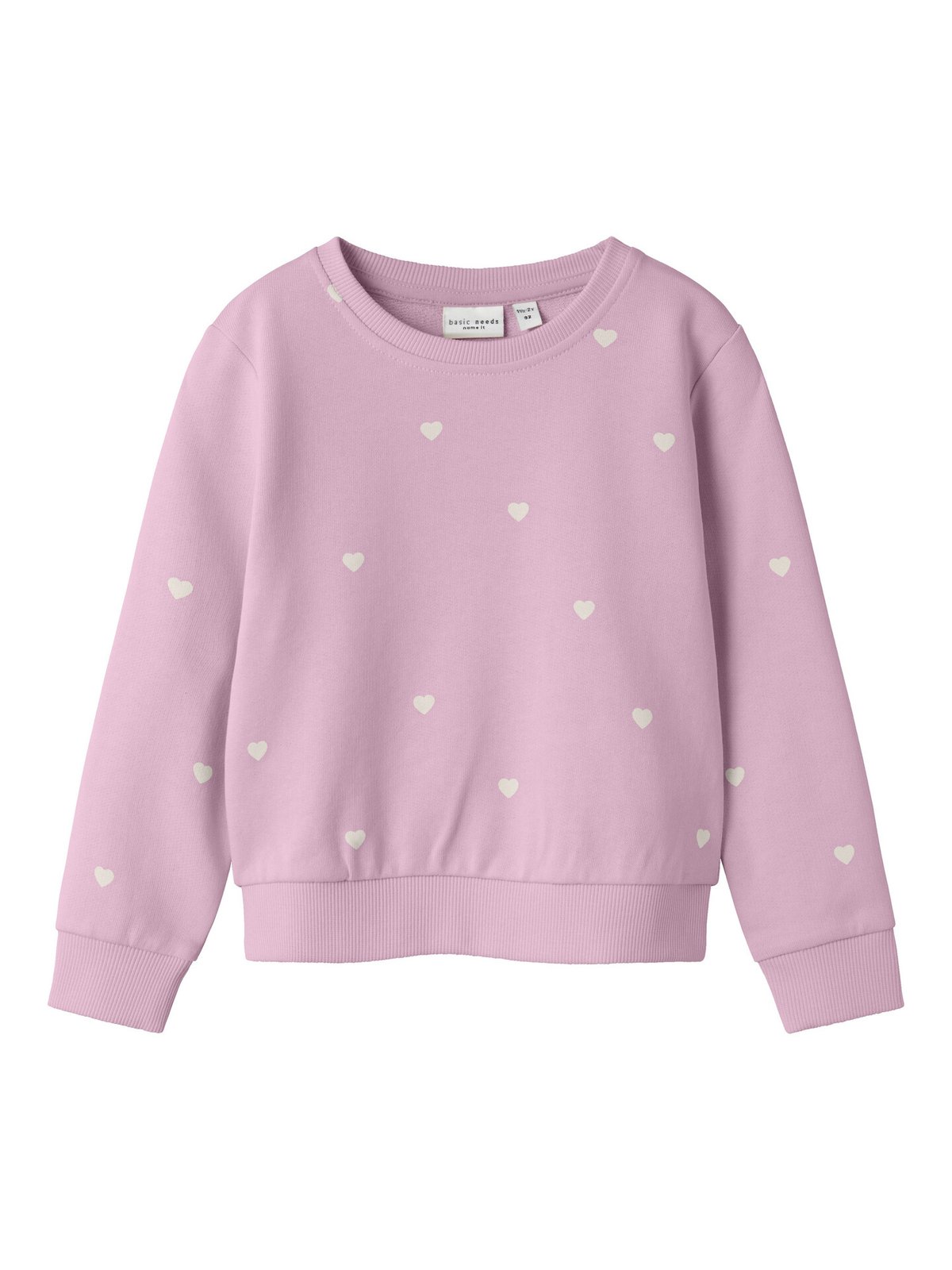 Name It Valba Long Sleeve Sweat Unbrushed Corsage
