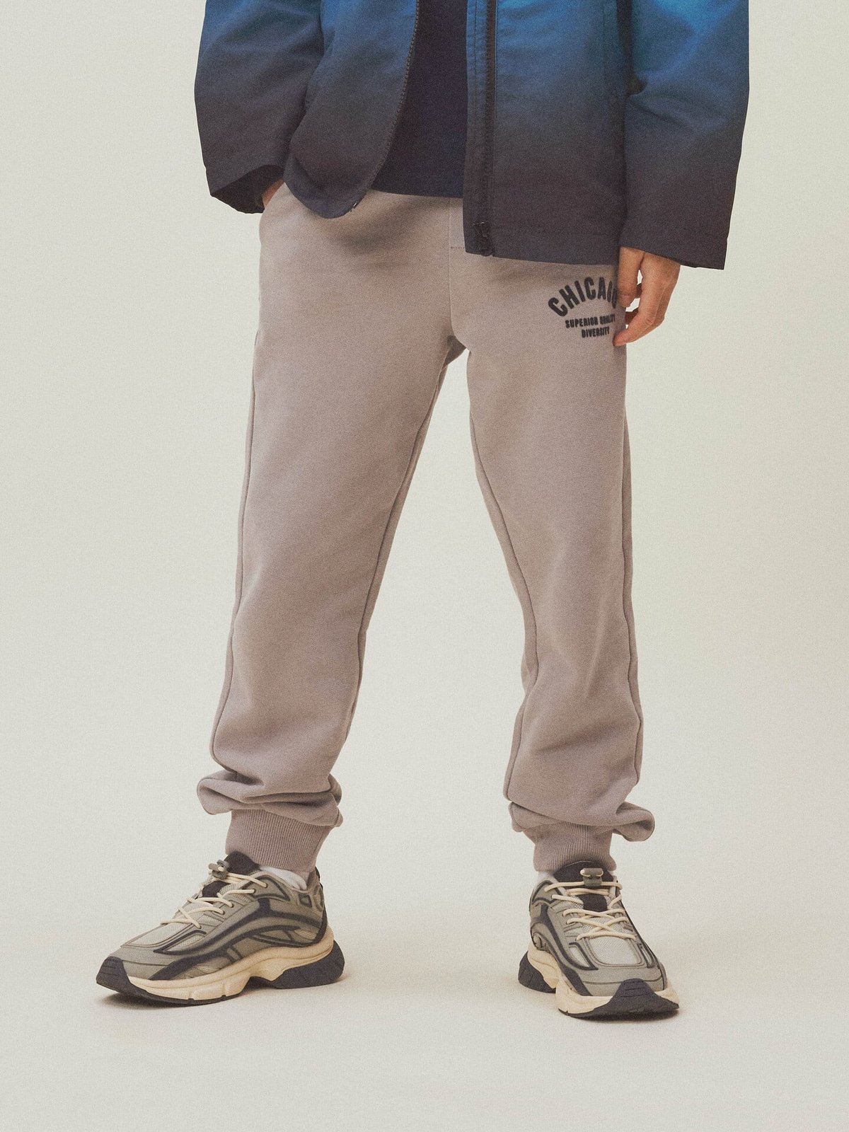 Name It Bifinn Sweat Pant Unbrushed Ash