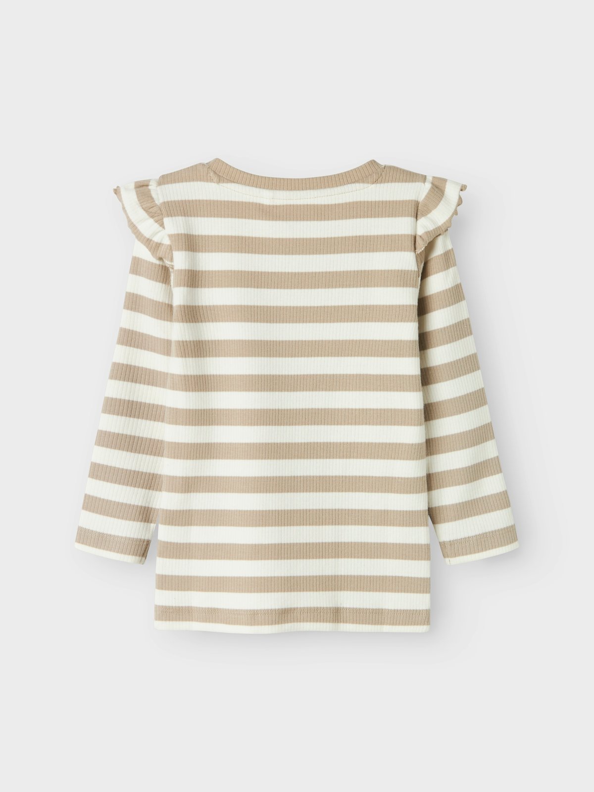 Name It Taia Slim Long Sleeve Top Pure Cashmere Cloud Dancer