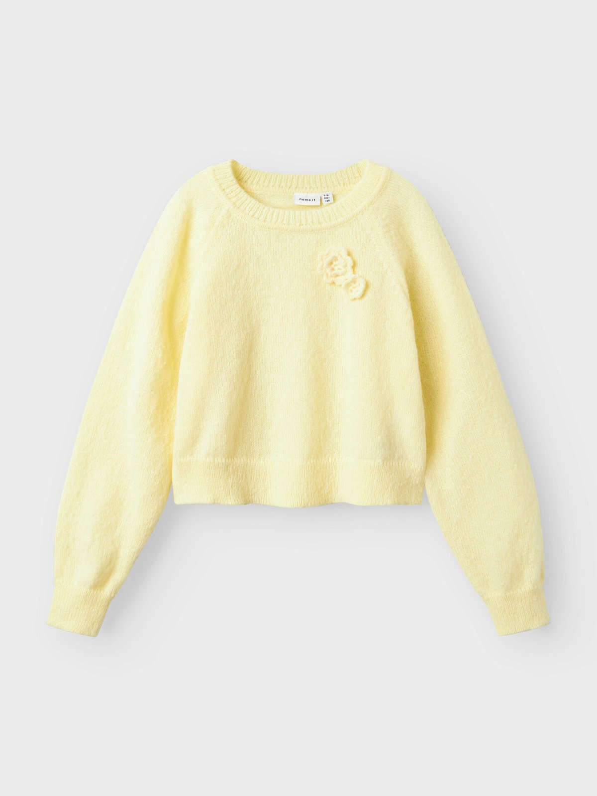 Name It Blue Long Sleeve Knit Pastel Yellow