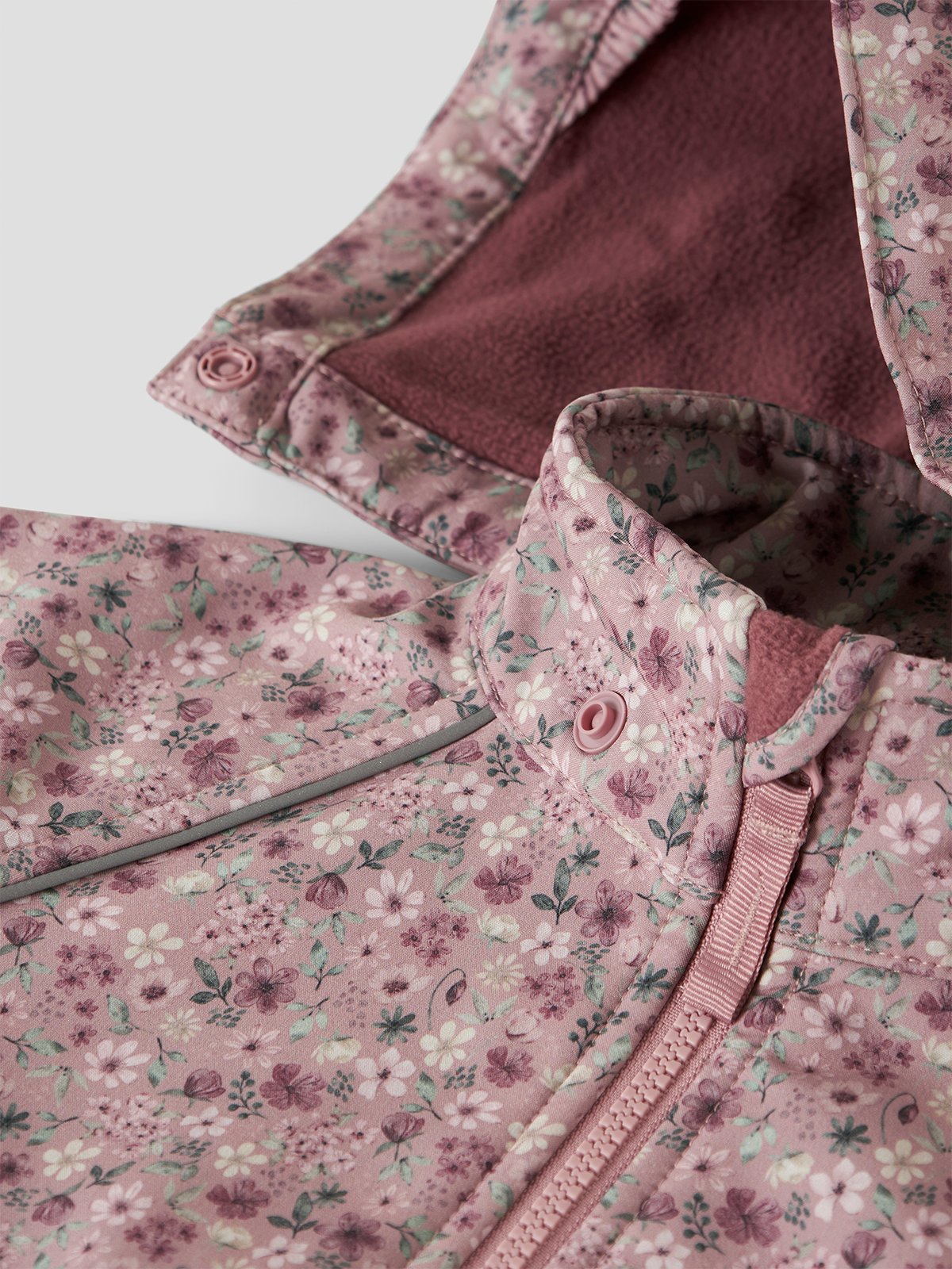 Name It Alfa08 Softshell Jacket Aop Fo Woodrose