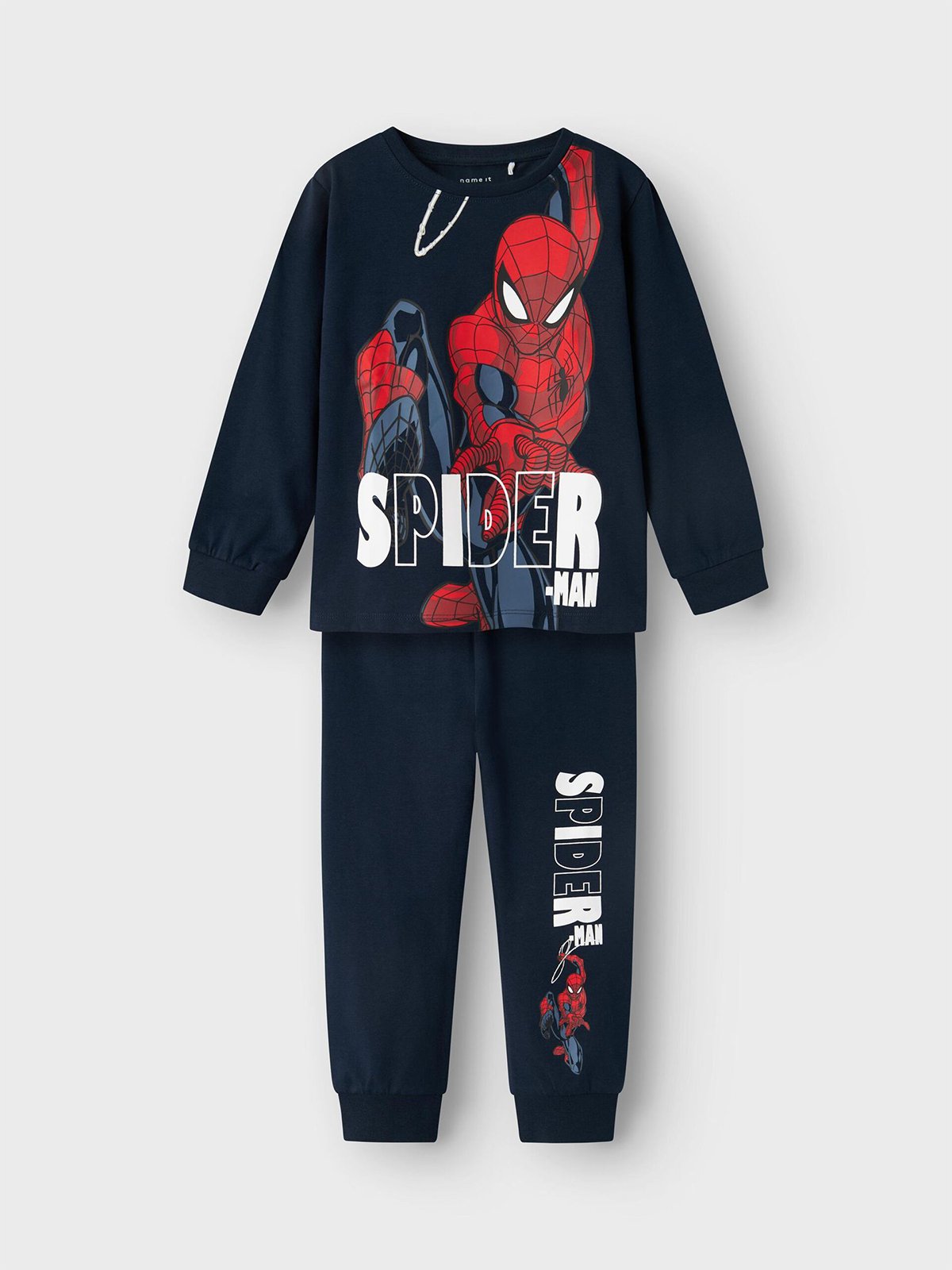 Name It Alfred Spider Long Sleeve Nightset Dark Sapphire
