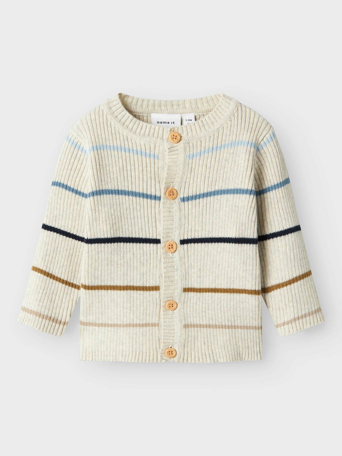Name It Demikkel Long Sleeve Knit Card Peyote Melange