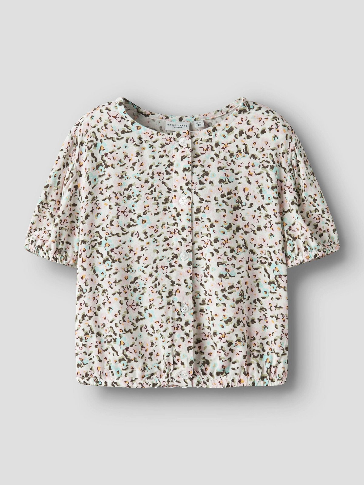 Name It Velma Short Sleeve Short Top Bright White