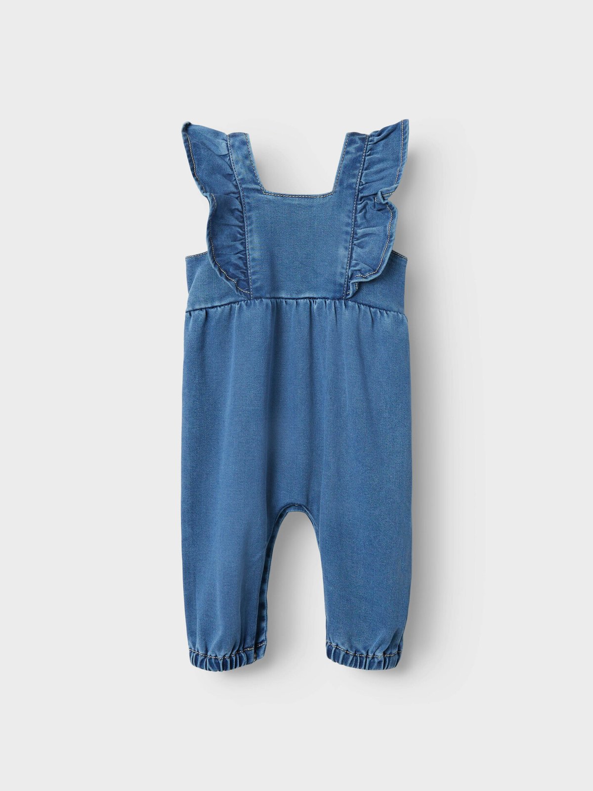Name It Donna Denim Overall Medium Blue Denim