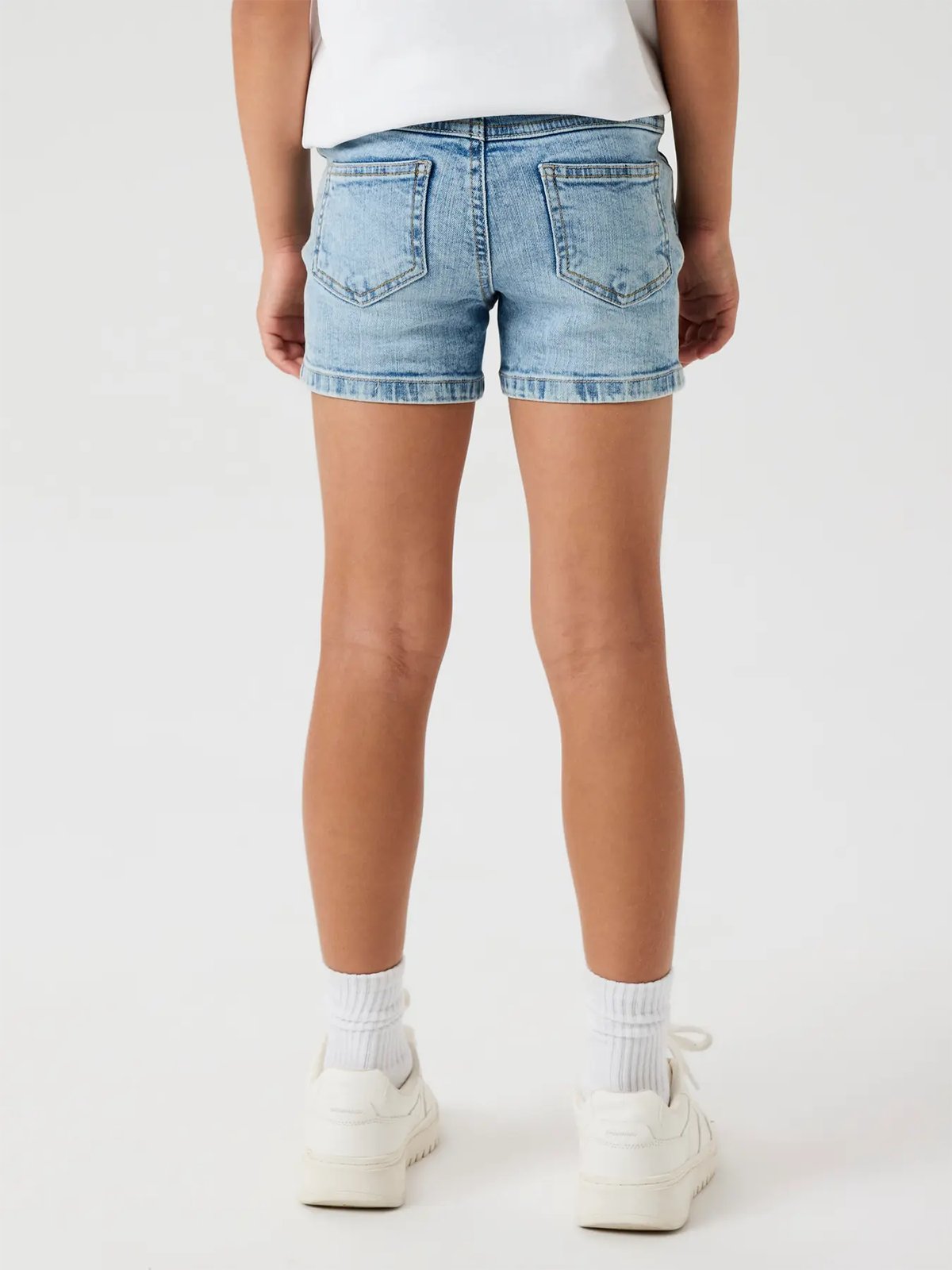 Name It Salli Slim Denim Shorts Light Blue Denim