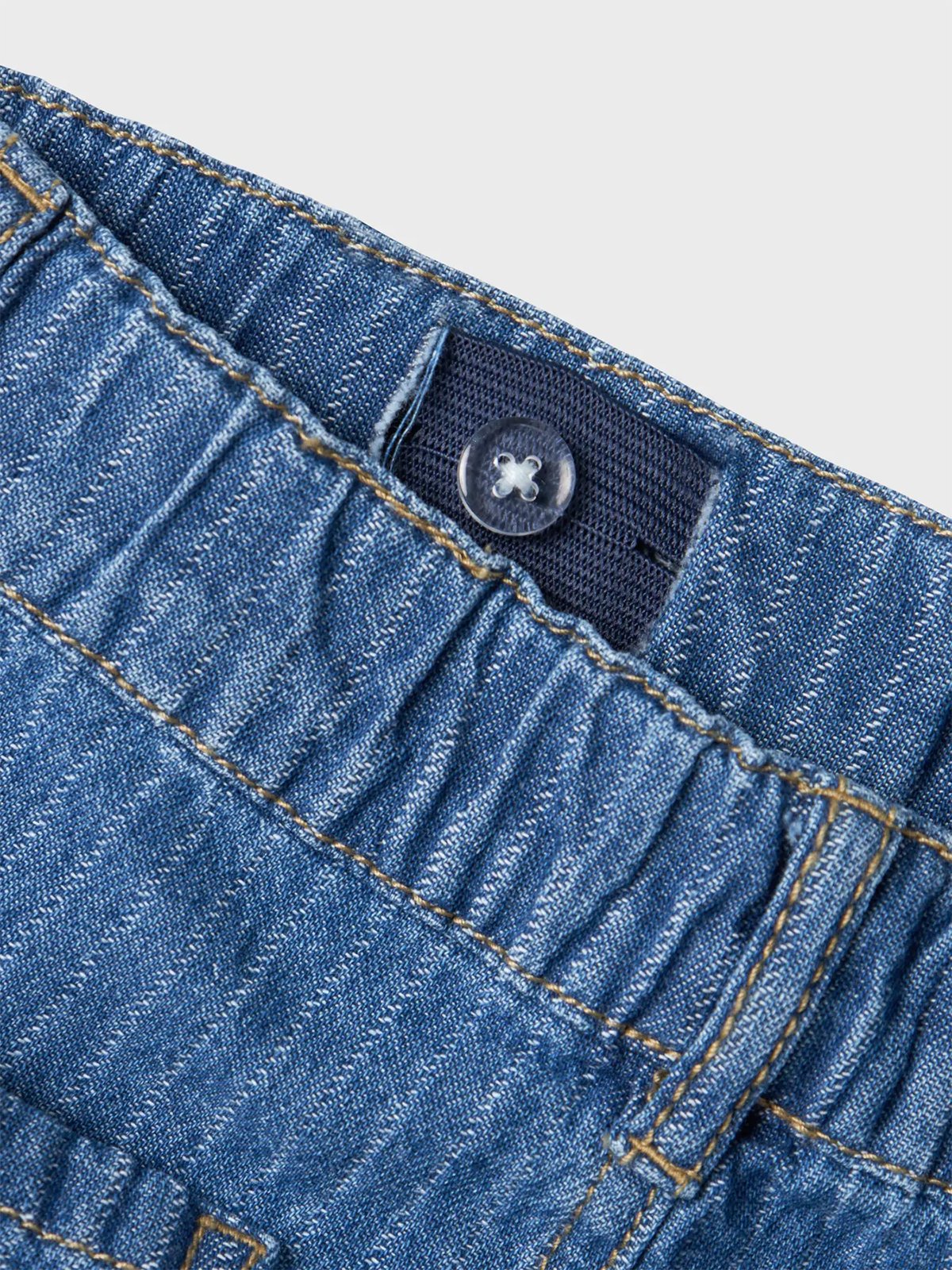 Name It Ben Tap Stripe Jeans Medium Blue Denim