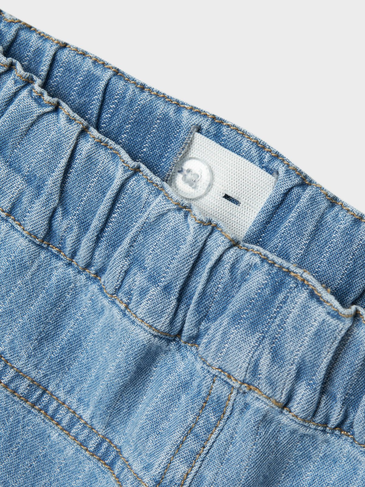 Name It Ryan Cargo Denim Shorts Light Blue Denim