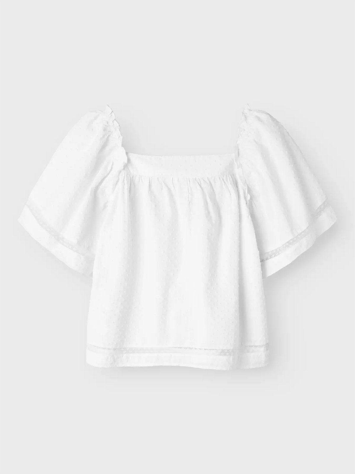 Name It Fatidias Short Sleeve Top Bright White