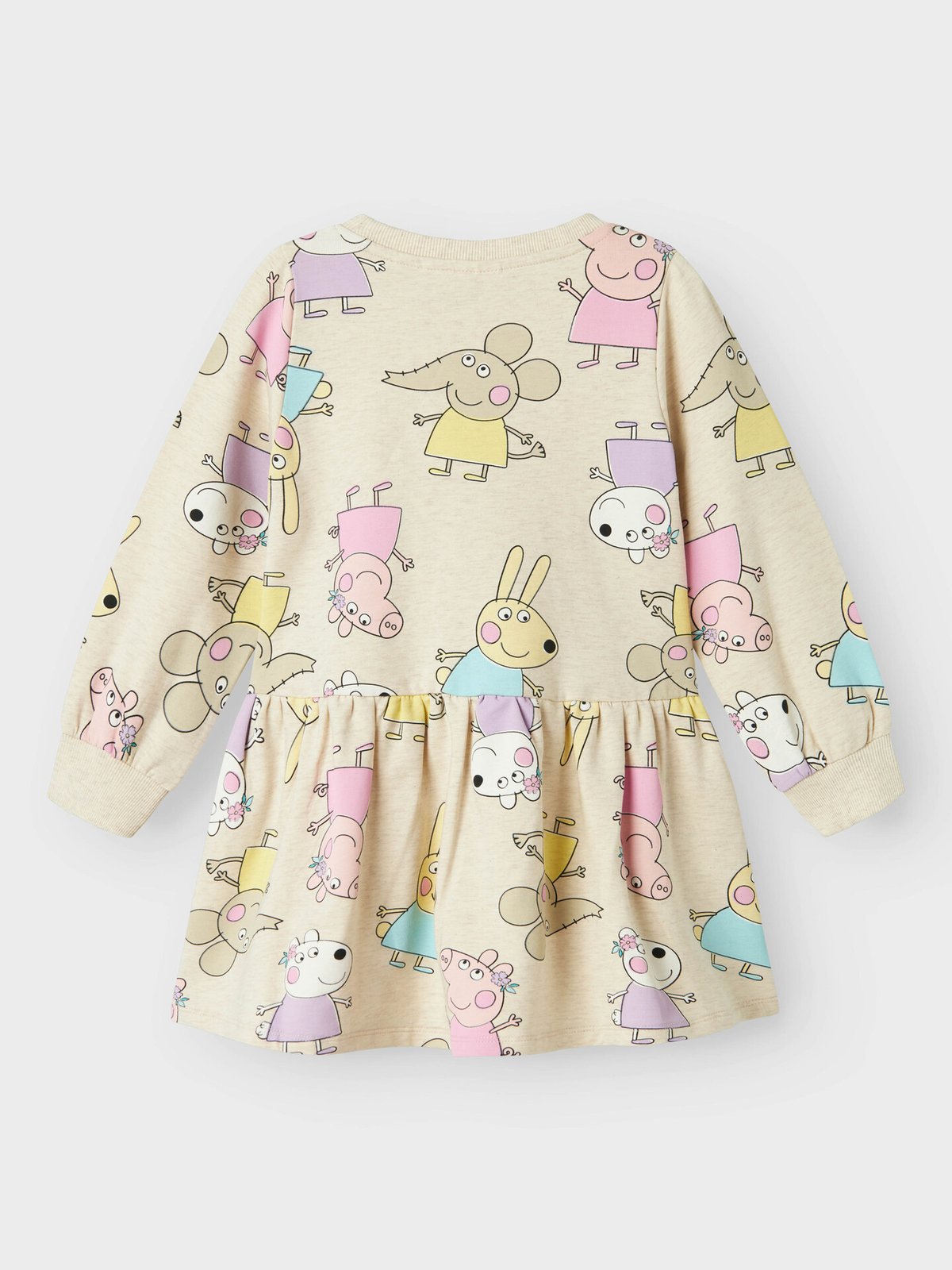 Name It Fira Peppa Sweat Dress Unbrushed Peyote Melange