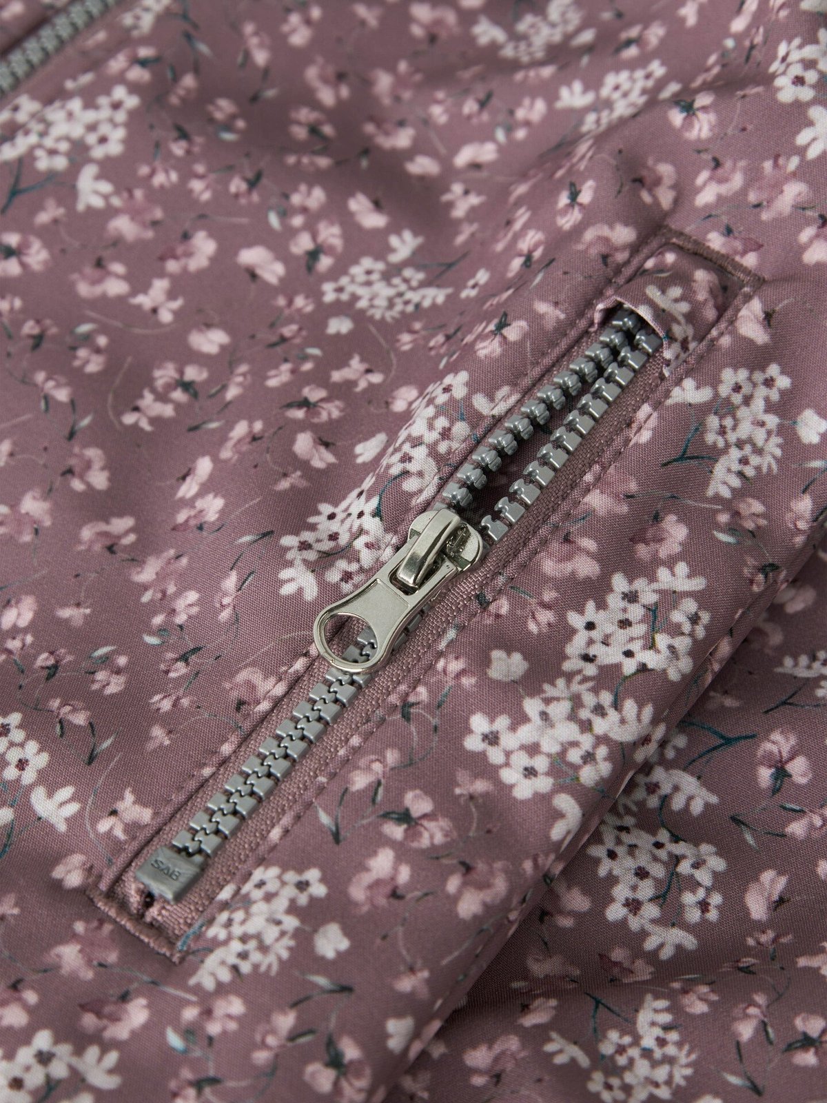 Name It Alfa08 Softshell Jacket Frill Aop Fo Grape Shake