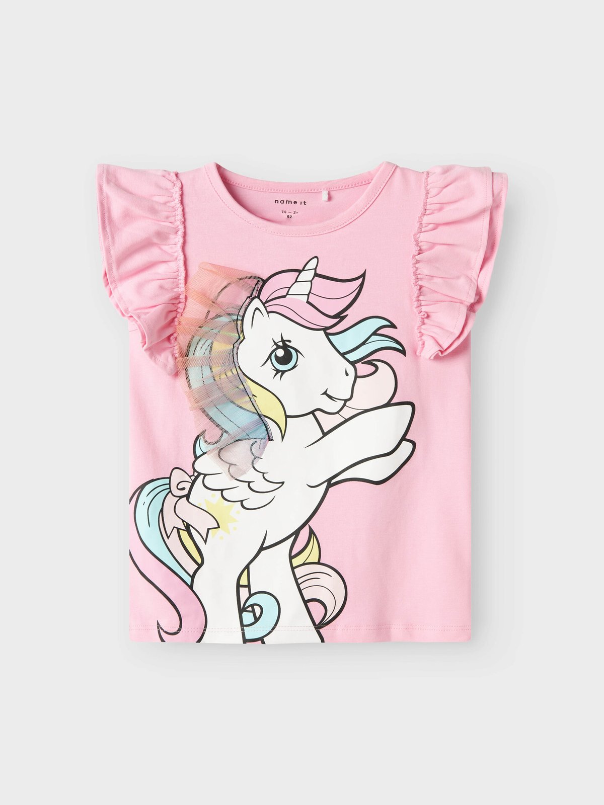 Name It Mika Short Sleeve Top Pink Frosting