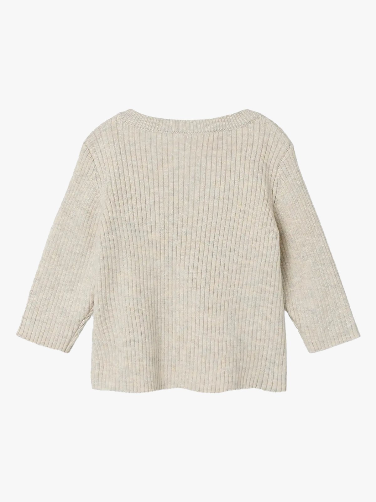 Name It Obi Long Sleeve Knit Cardigan Peyote Melange
