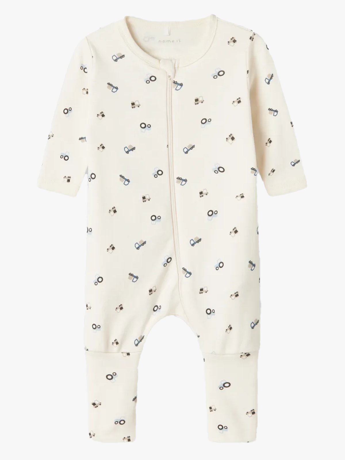 Name It Nightsuit 2-Pakk Zip Jet Tractor Jet Stream