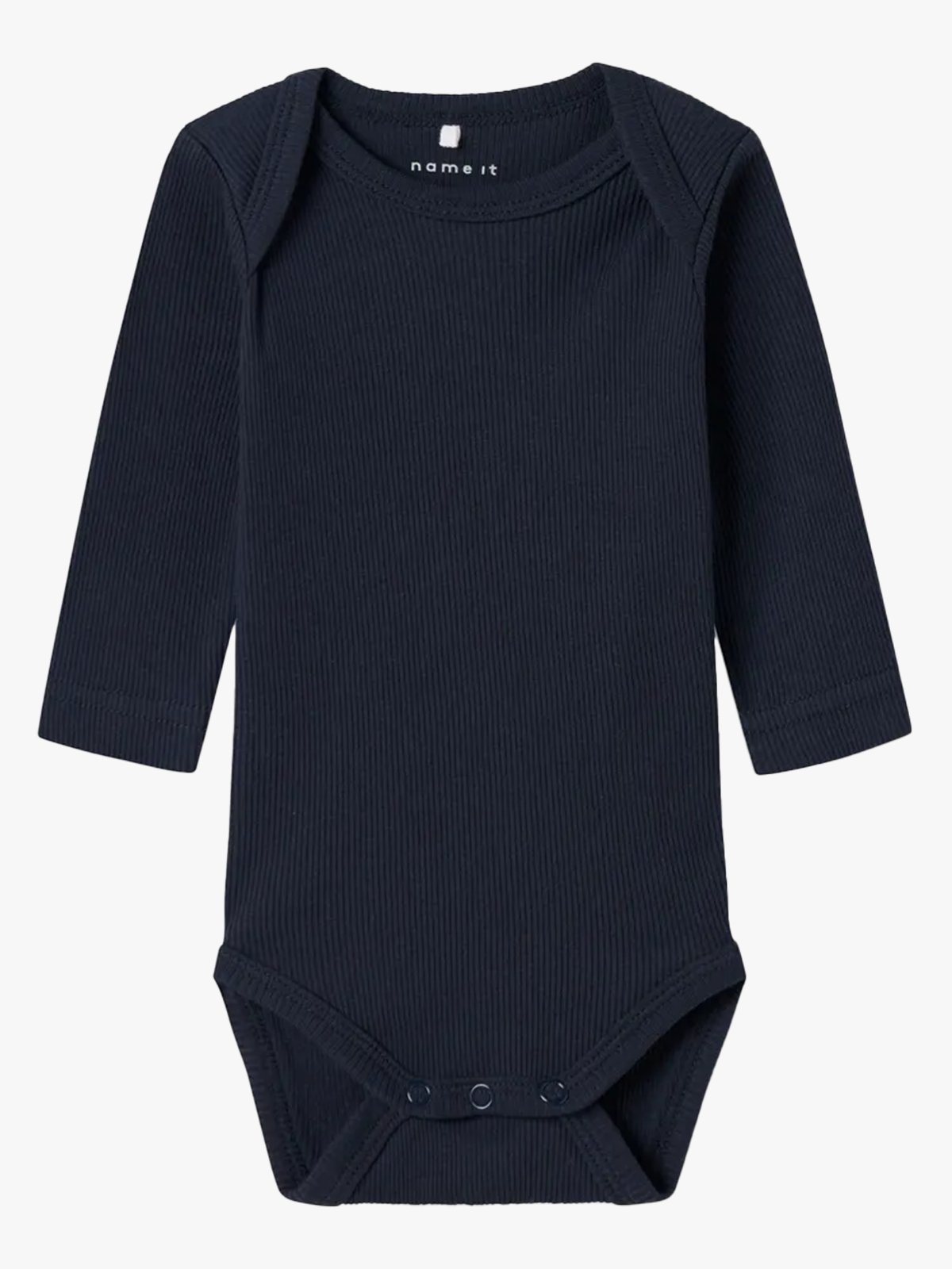 Name It Body 3-Pakk Long Sleeve Solid Rib China Blue