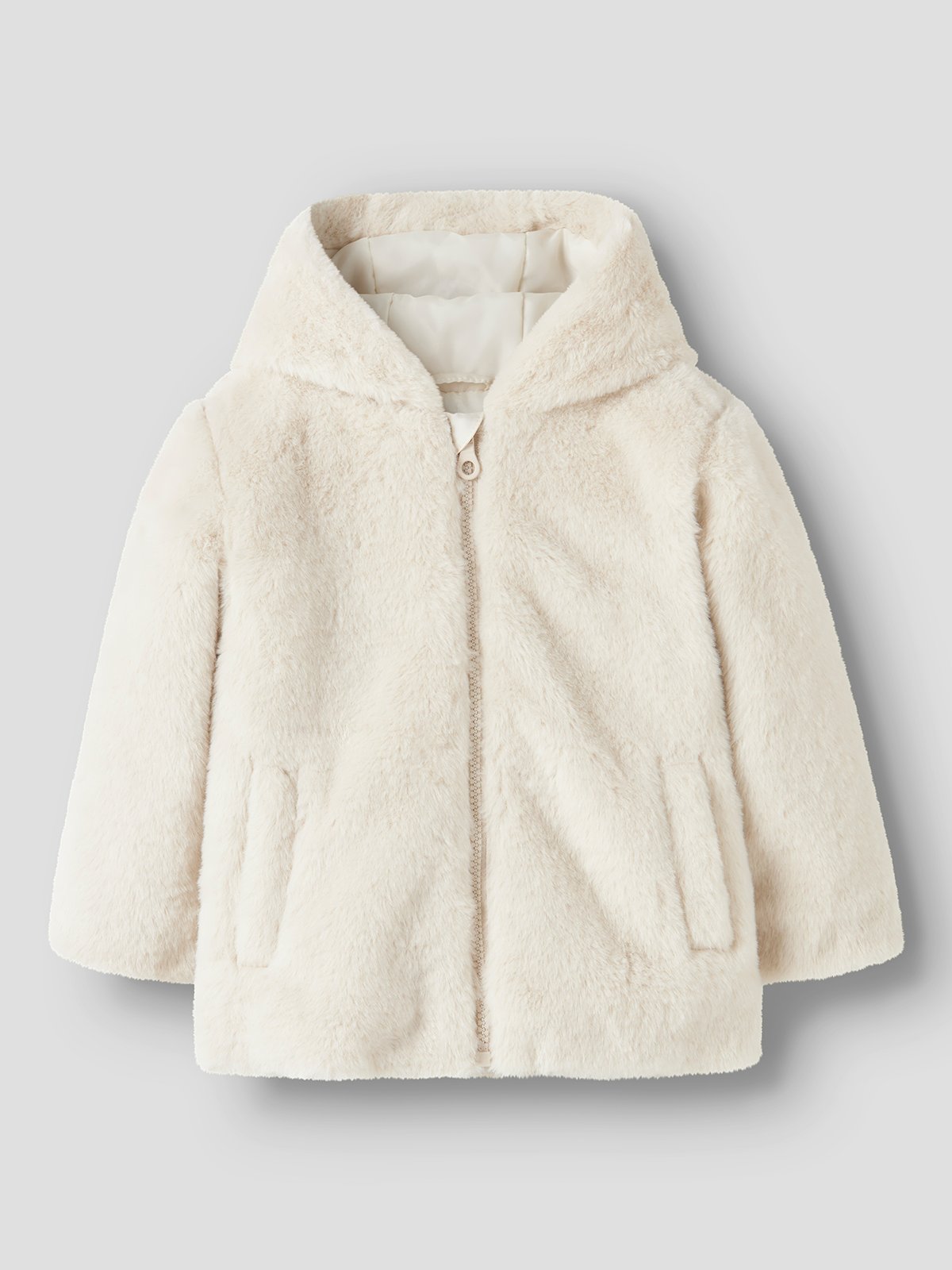 Name It Mila Jacket W Hood Pb Moonbeam