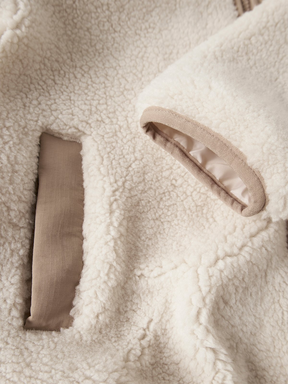 Name It Mattia Sherpa Jacket Pb Moonbeam