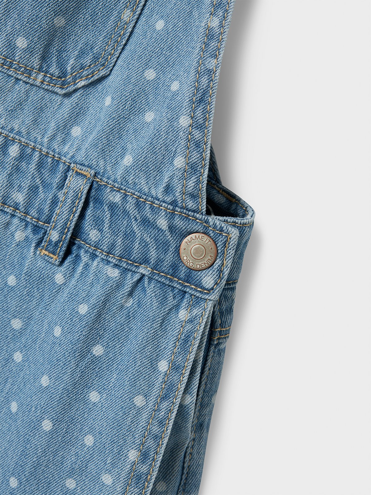 Name It Juliana Denim Skortall Light Blue Denim