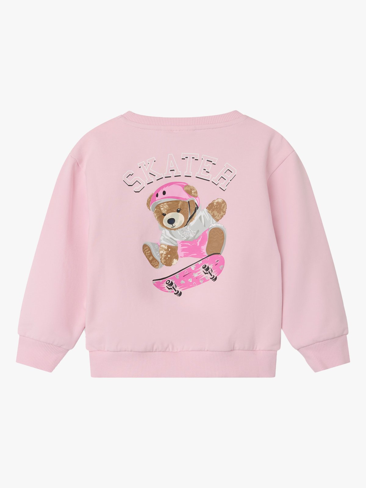 Name It Natasya Long Sleeve Nreg Swe Bru Parfait Pink