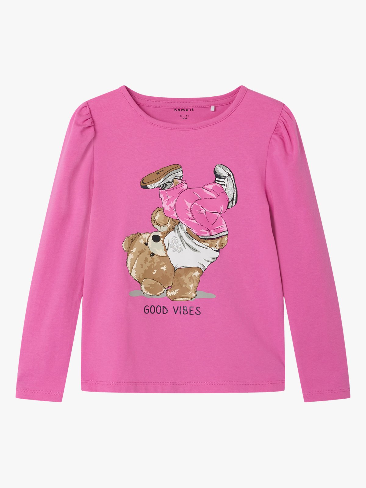 Name It Namina Long Sleeve Top Phlox Pink
