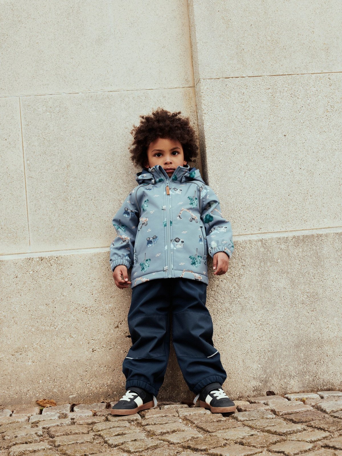 Name It Alfa08 Softshell Jacket Aop Flint Stone