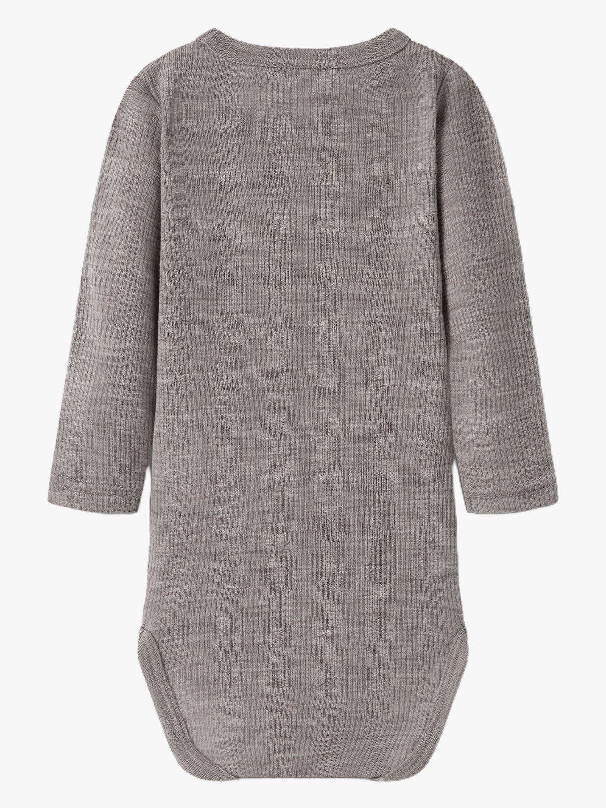 Name It Wax Wool Rib Long Sleeve Body Satellite