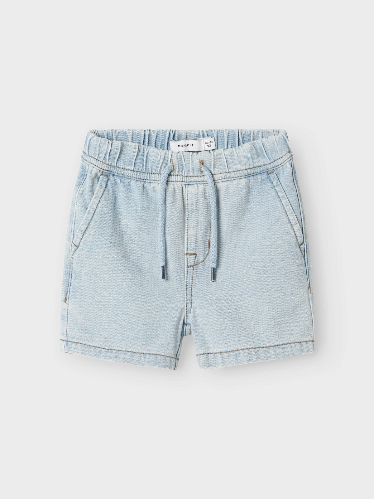 Name It Ryan Jog Denim Shorts Light Blue Denim
