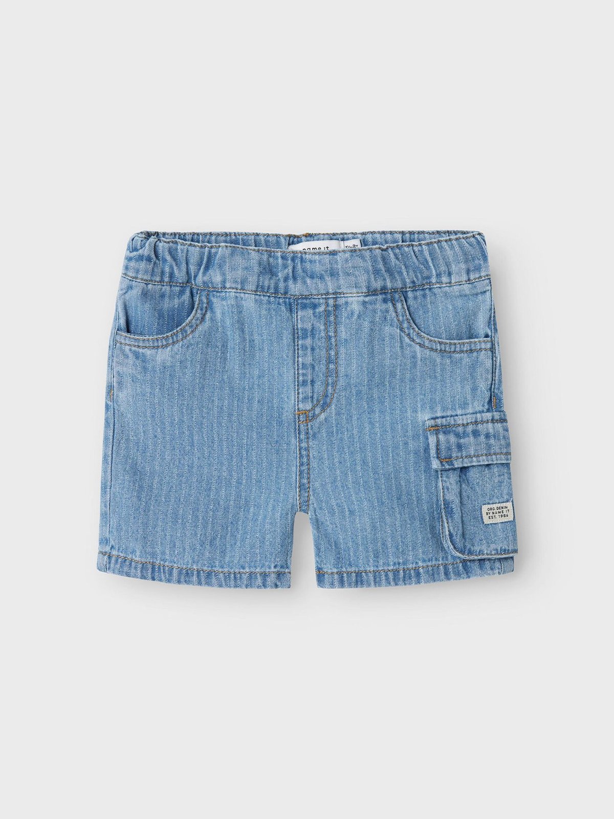 Name It Ryan Jog Denim Shorts Light Blue Denim