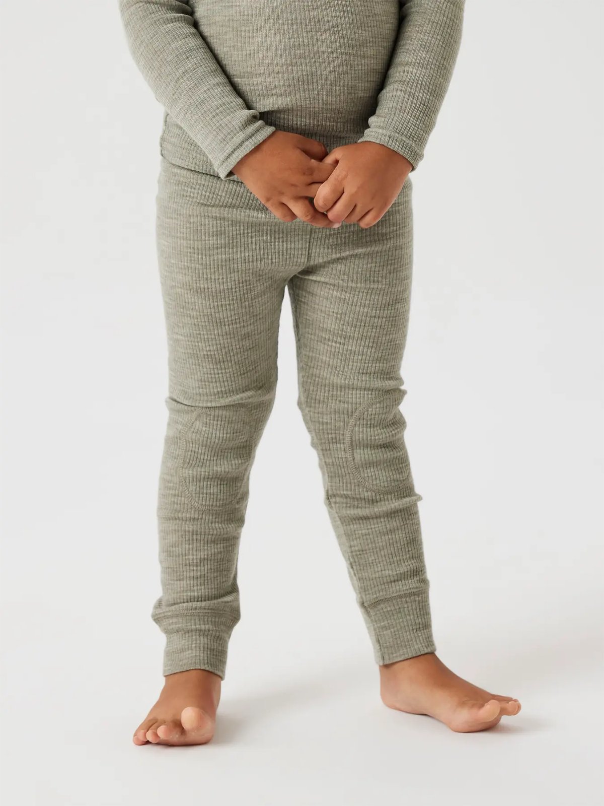 Name It Wax Wool Rib Legging Dried Sage