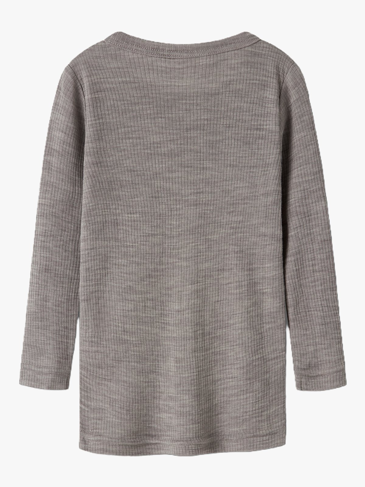 Name It Wax Wool Rib Long Sleeve Top Satellite