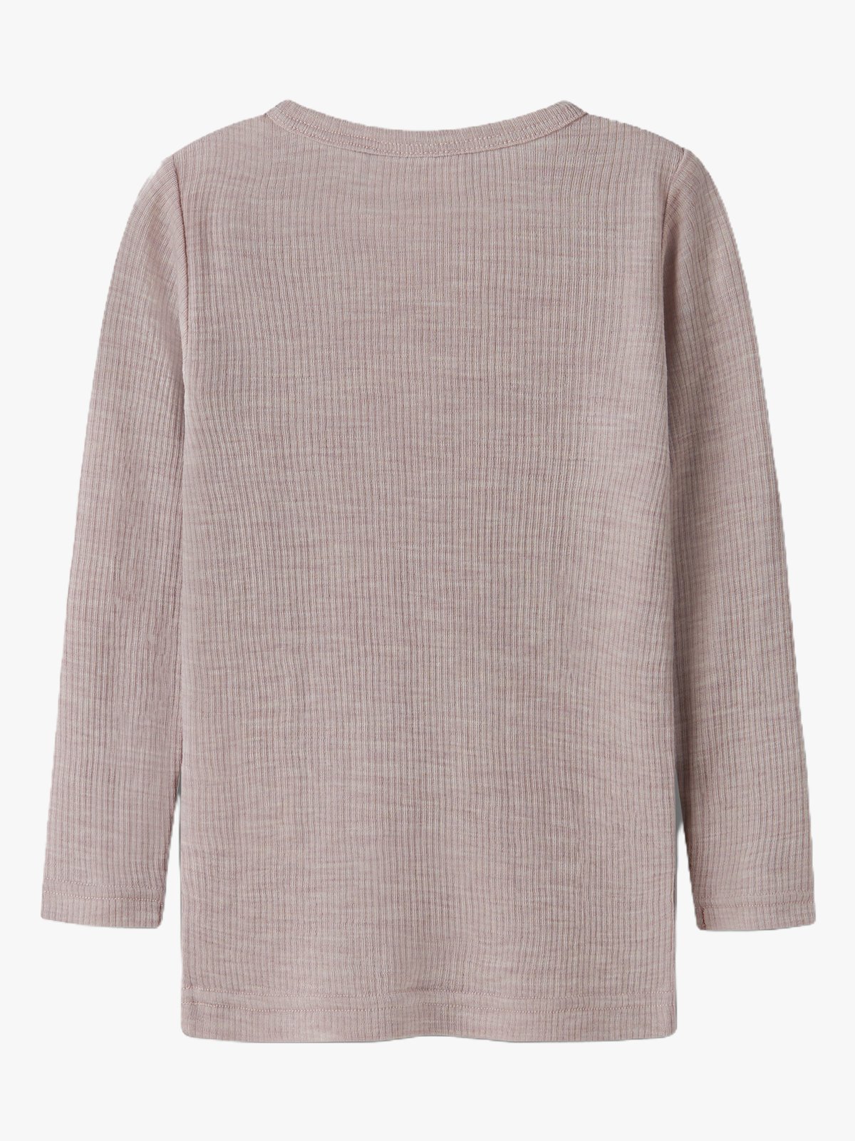 Name It Wax Wool Rib Long Sleeve Top Violet Ice