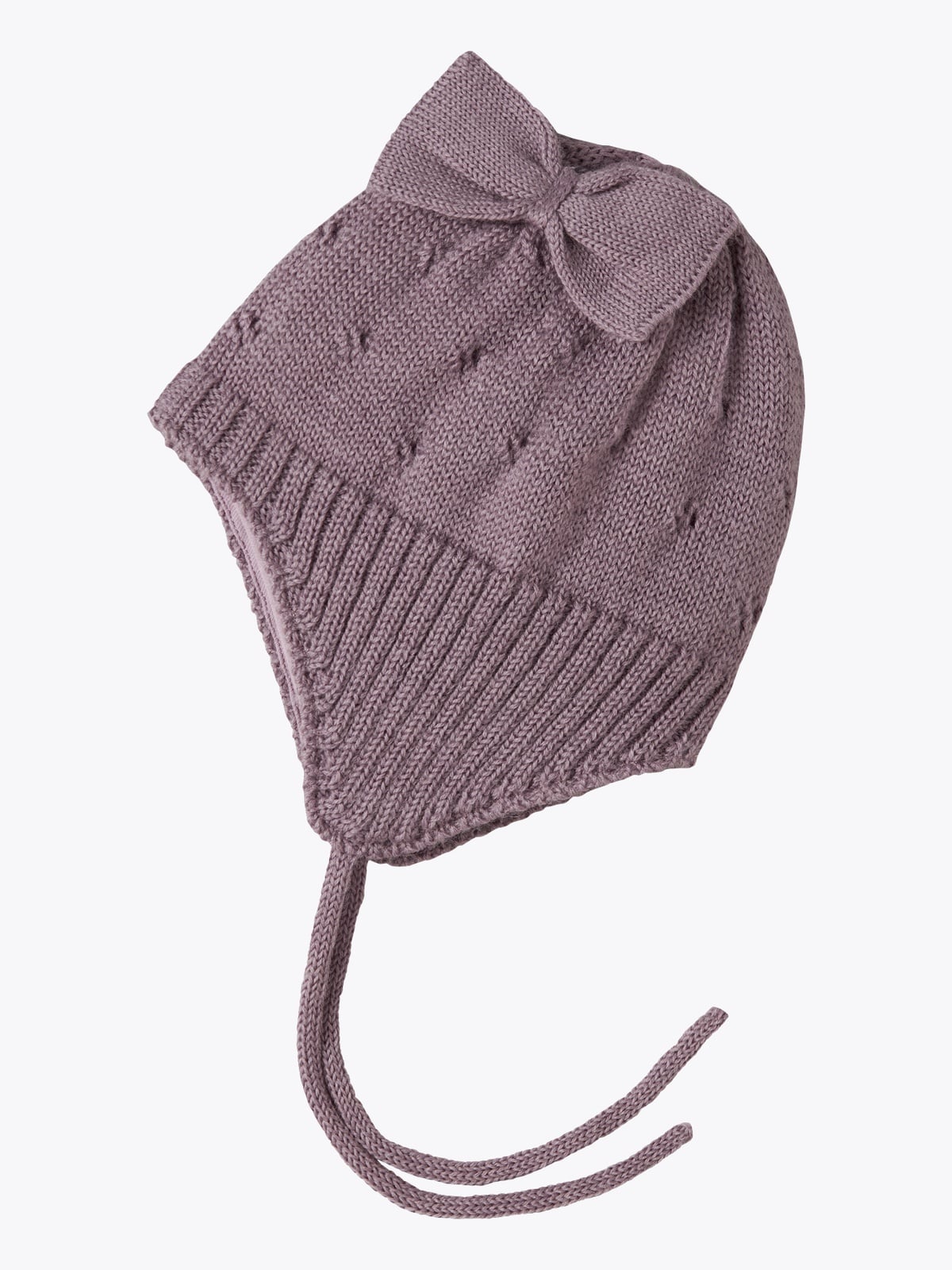 Name It Wrilla Bow Wool Knit Hat Toadstool Bow