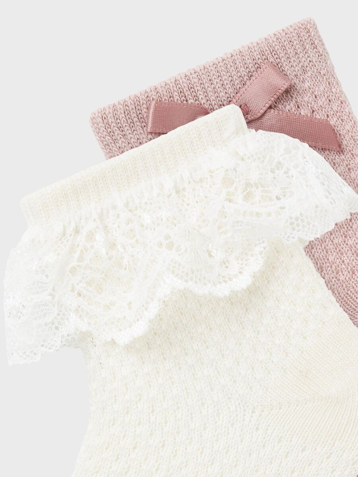 Name It Wakma Wo/Bl Structure 2-Pack Sock ShadowGray