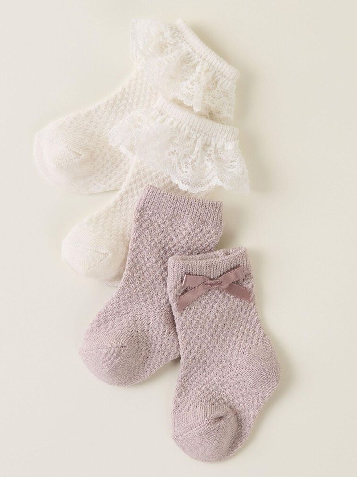 Name It Wakma Wo/Bl Structure 2-Pack Sock ShadowGray