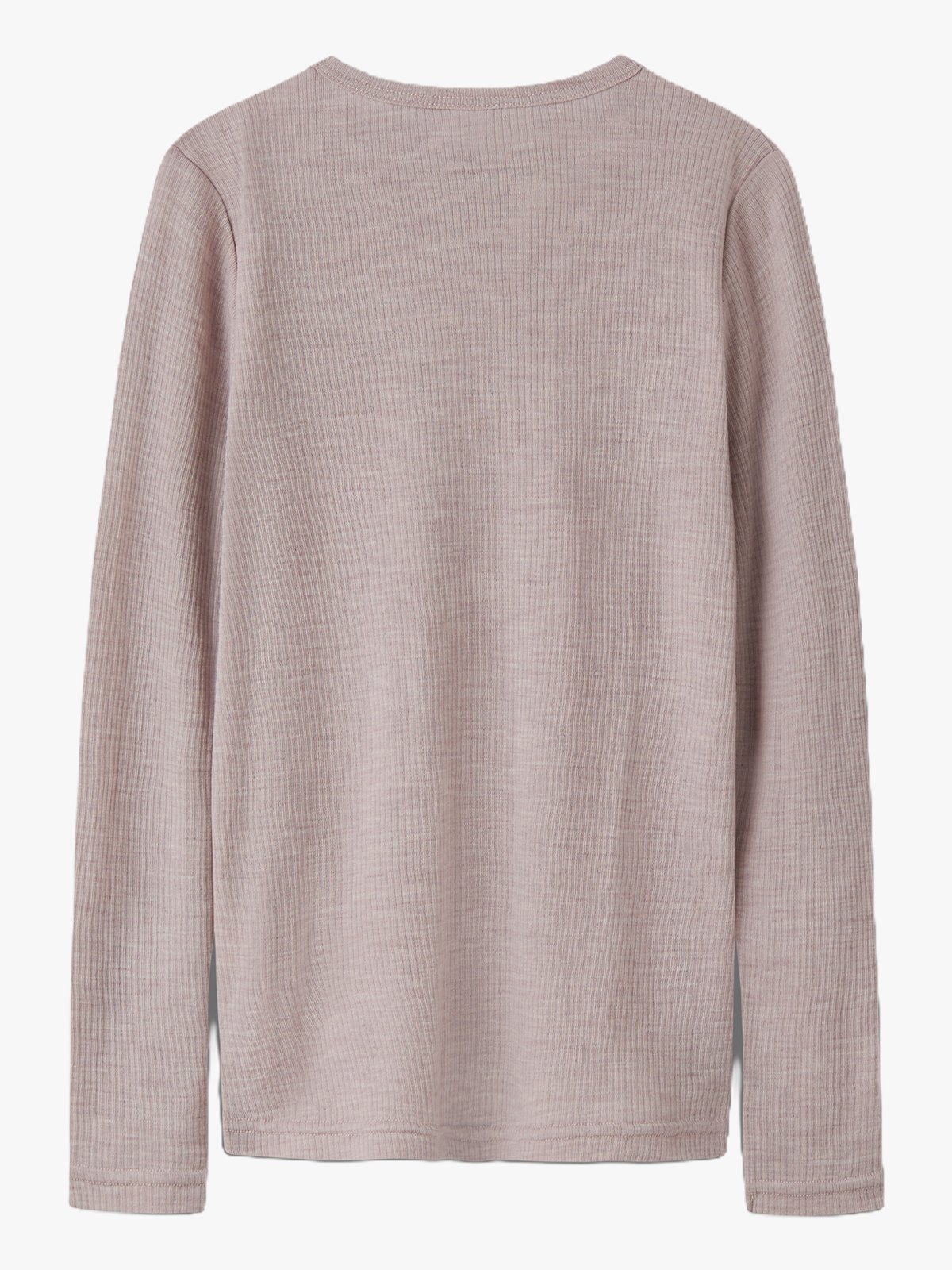 Name It Wax Wool Rib Long Sleeve Top Violet Ice