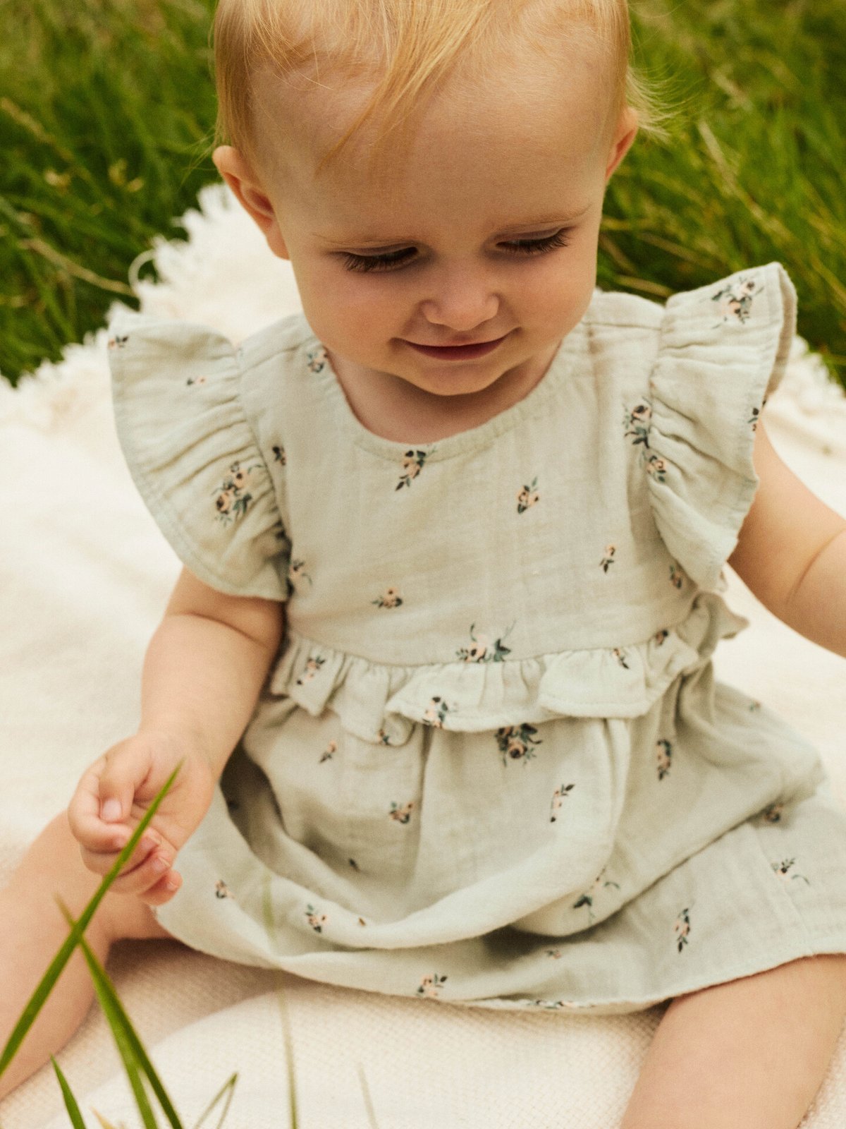 Name It Hikka Capsl Dress Aqua Gray