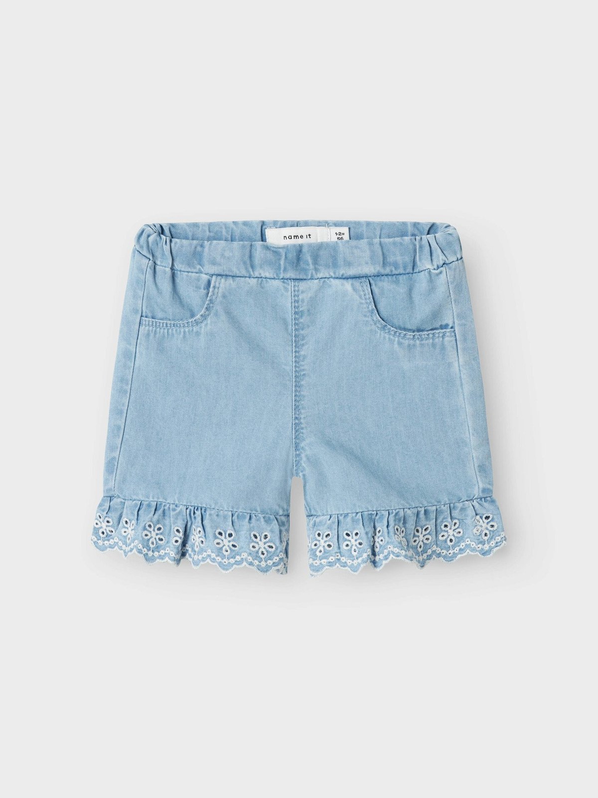 Name It Rose Denim Shorts Light Blue Denim