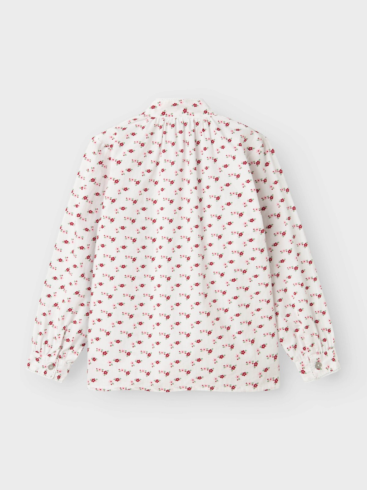 Name It Terina Long Sleeve Shirt All Over Print Xxv Bright White
