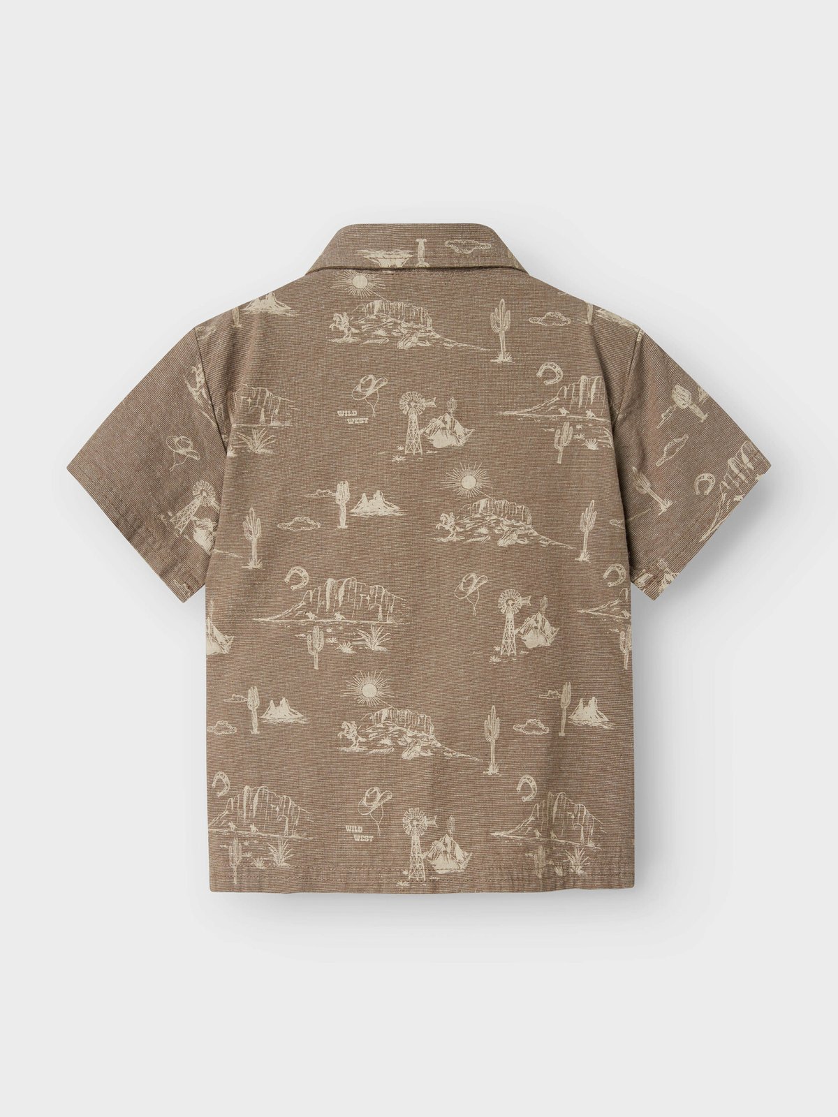 Name It Hestern Short Sleeve Shirt Walnut