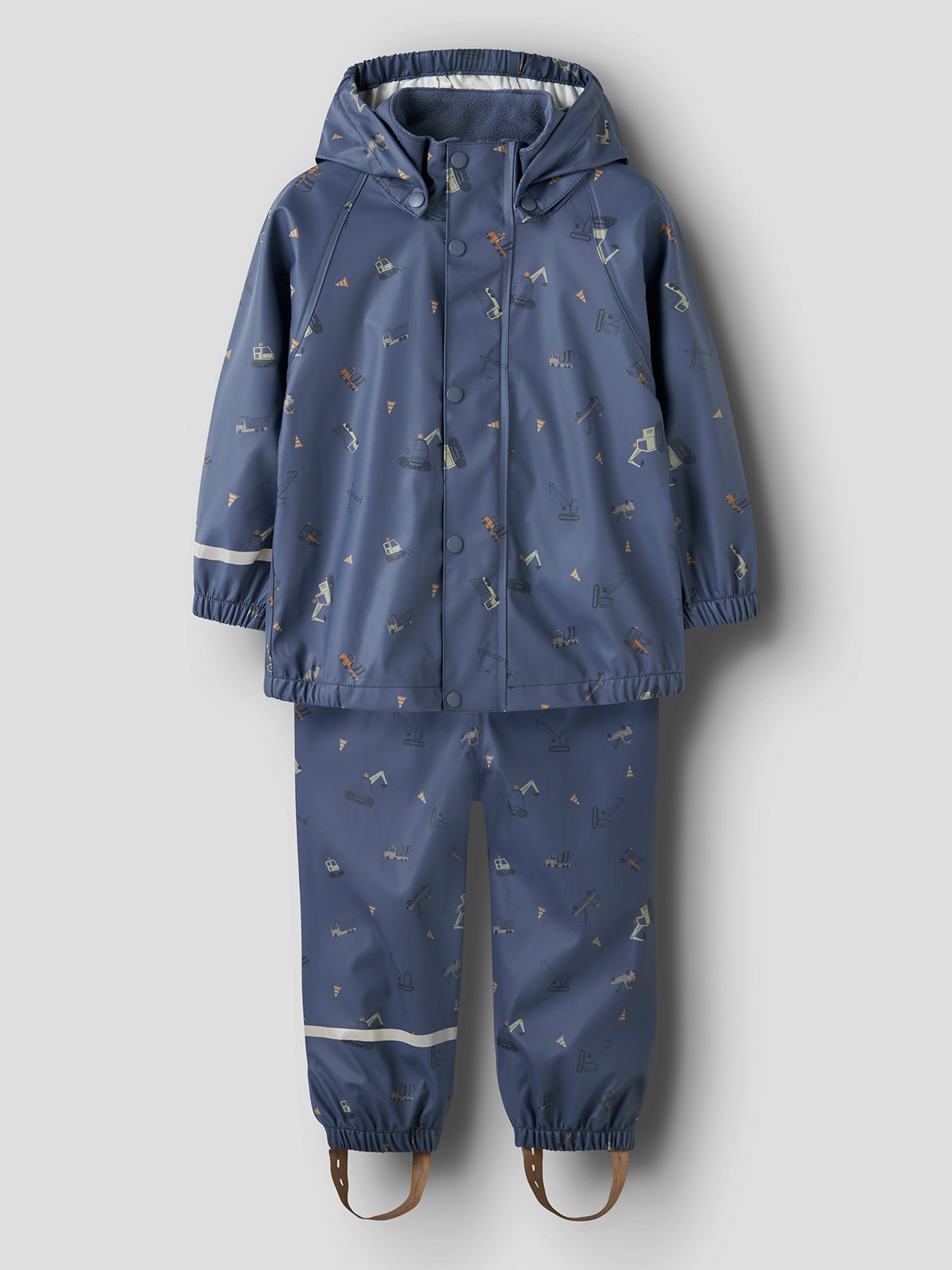 Name It Dry10 Rain Set Au Aop Fo Vintage Indigo