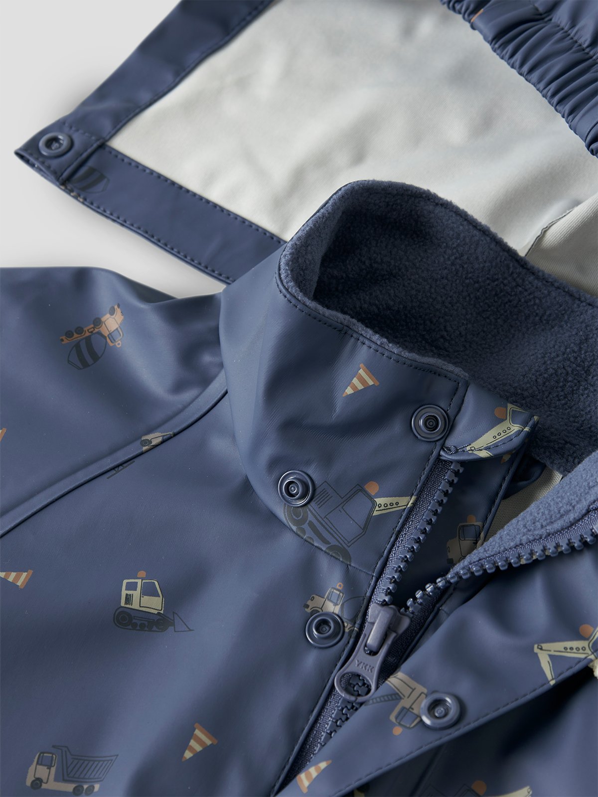 Name It Dry10 Rain Set Au Aop Fo Vintage Indigo