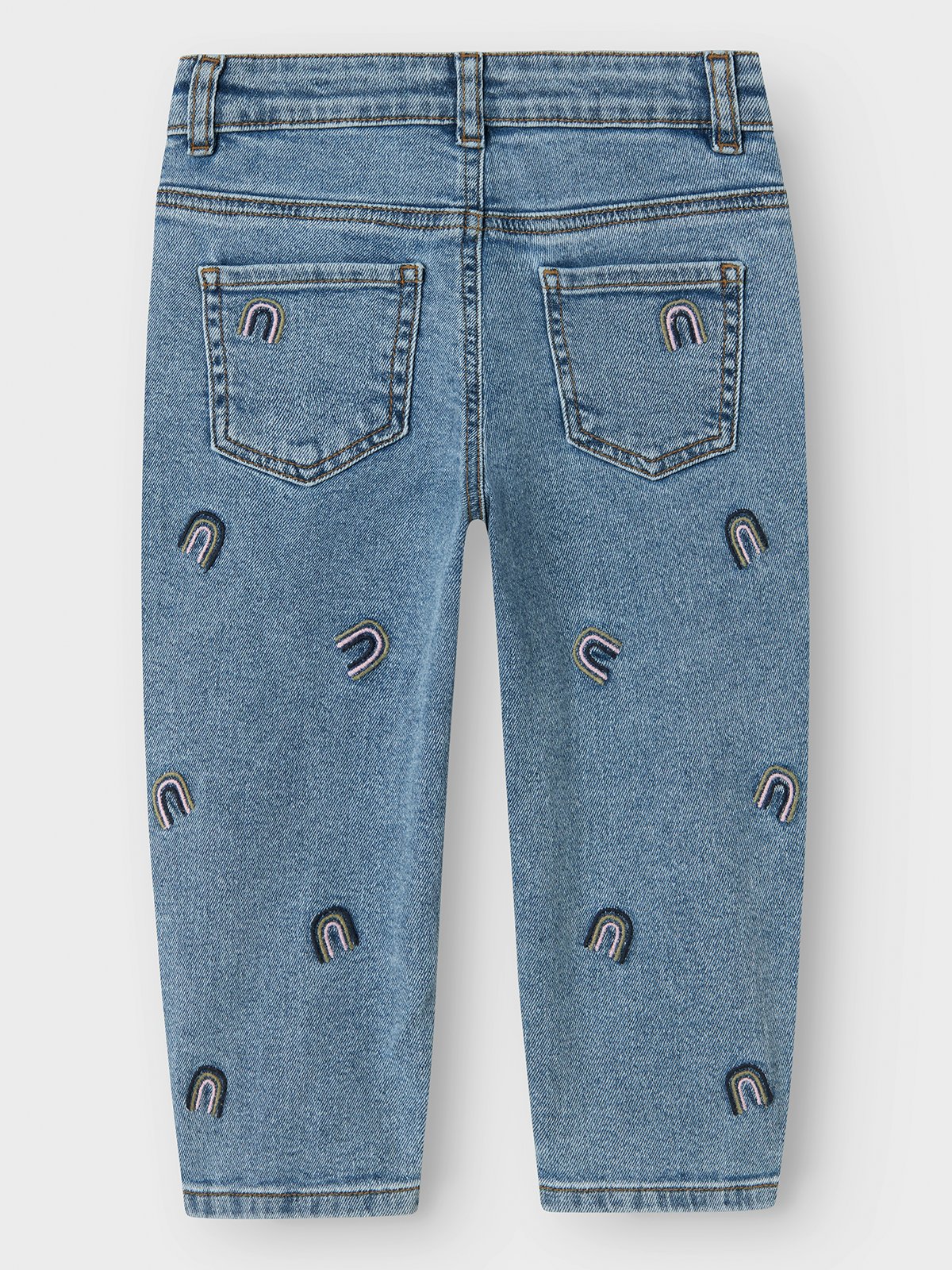 Name It Bella Mom Emb Jeans 1224-Sm Denim Blue