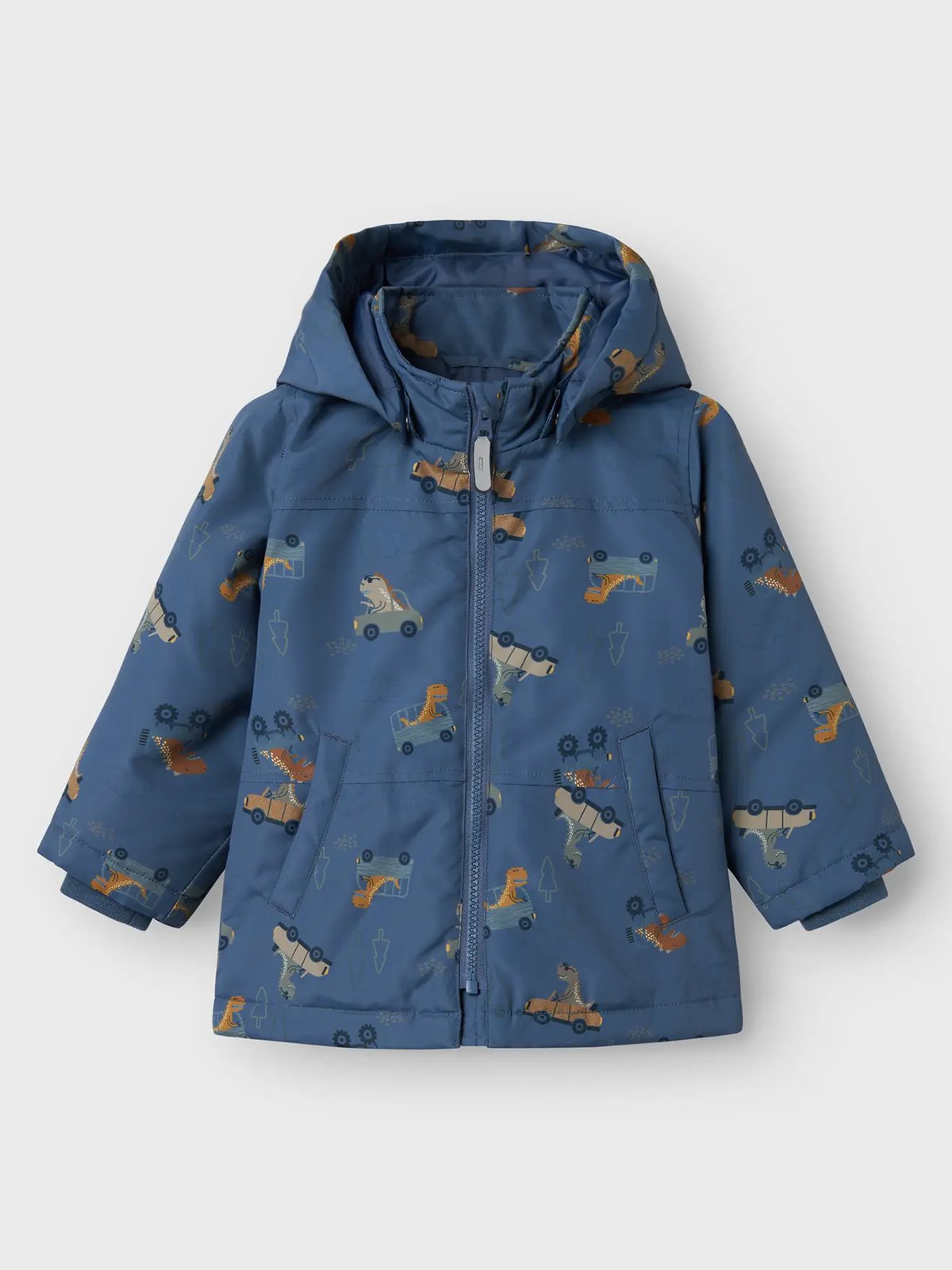 Name It Max Pa Jacket All Over Print Vintage Indigo DINO CAR