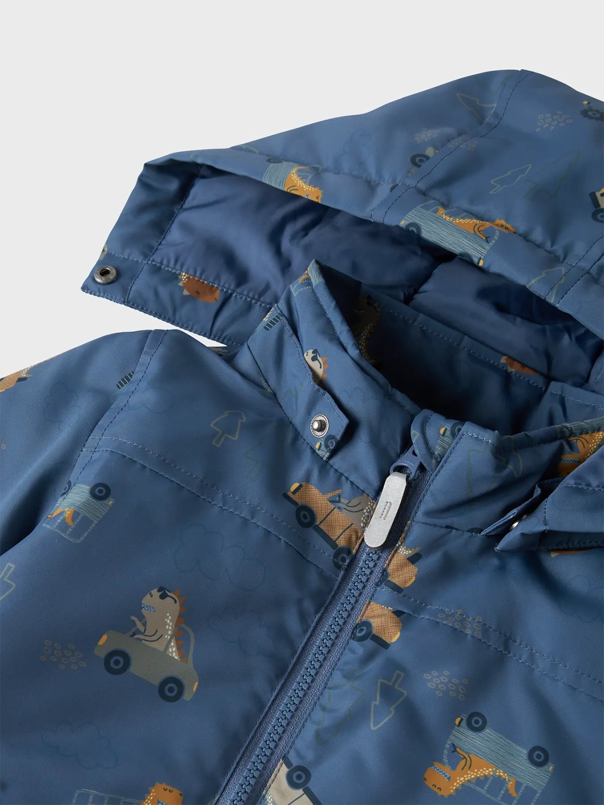 Name It Max Pa Jacket All Over Print Vintage Indigo DINO CAR