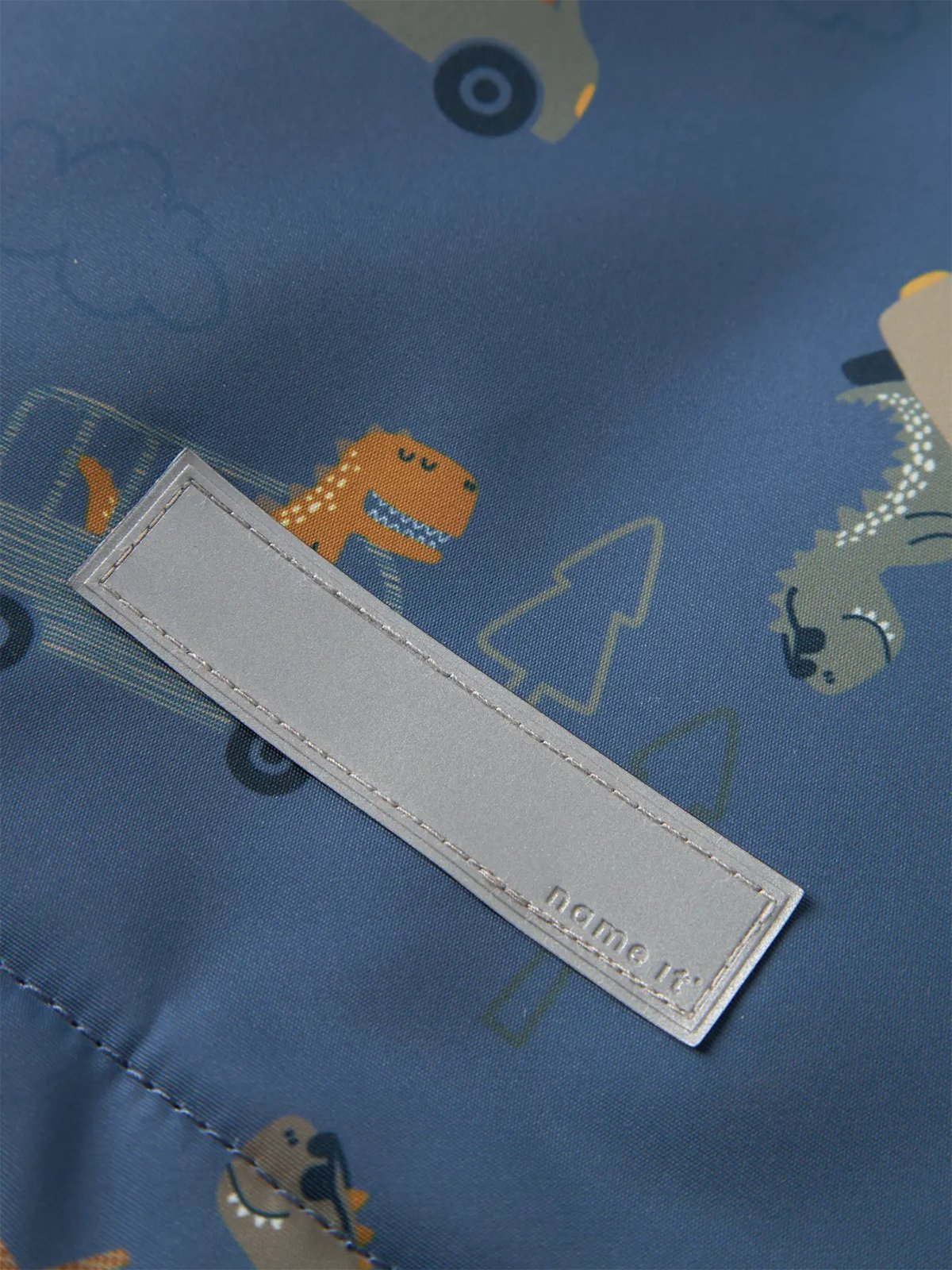 Name It Max Pa Jacket All Over Print Vintage Indigo DINO CAR