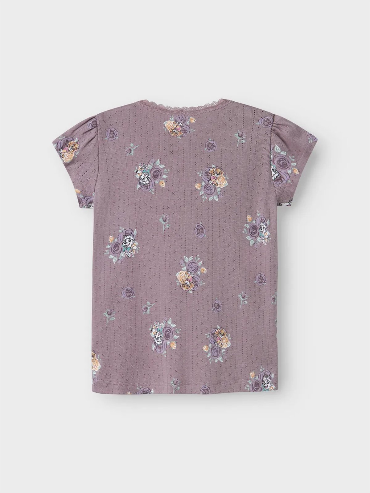 Name It Mena Pawpatrol Short Sleeve Top Purple Dove