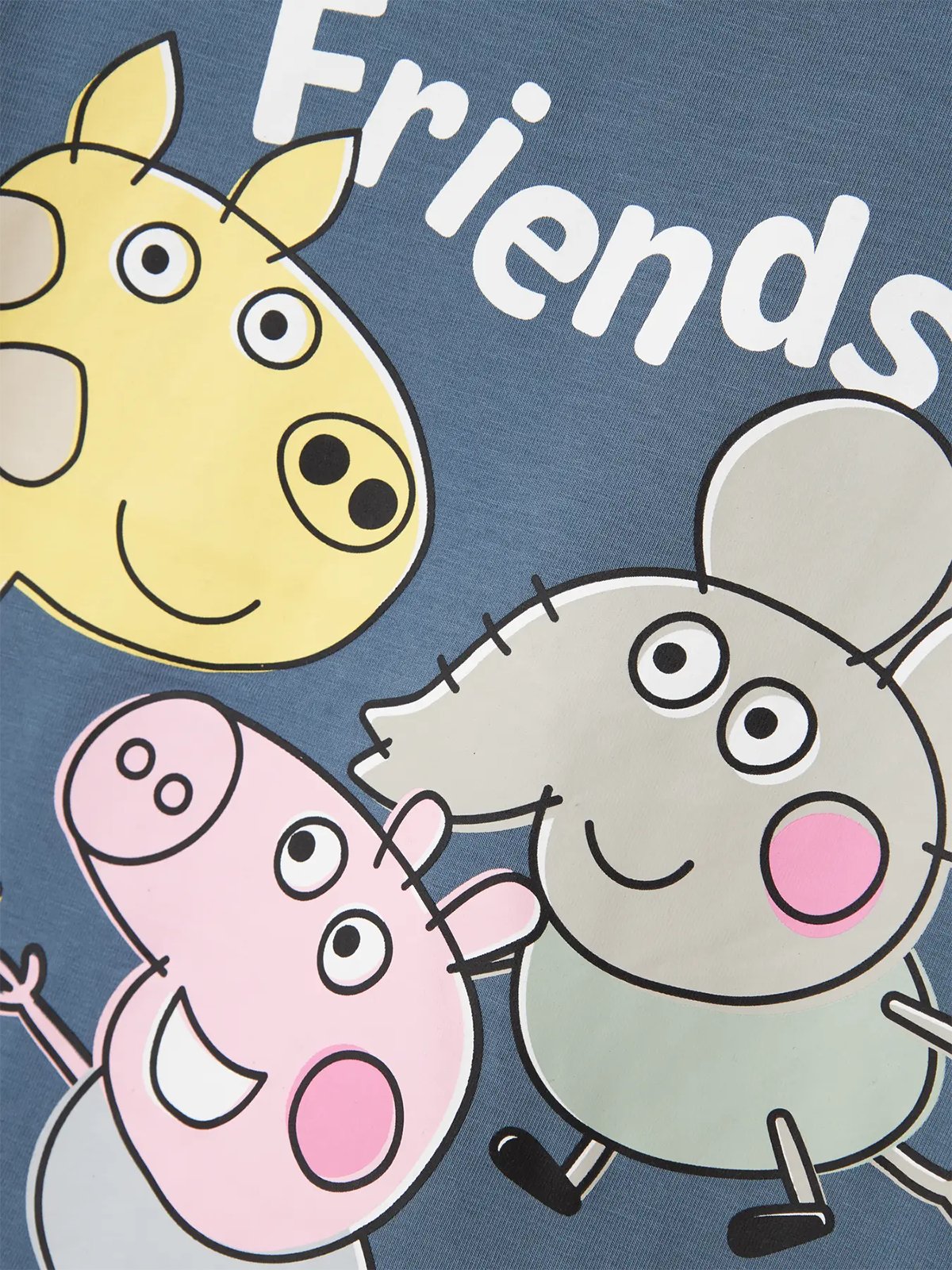 Name It Arle Peppa Short Sleeve Top Blue Mirage