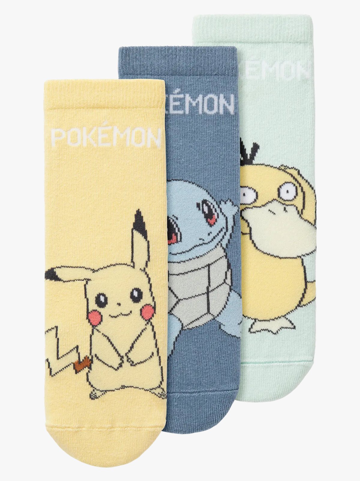 Name It Marof Pokemon 3-Pack Sock Sky Blue Mirage