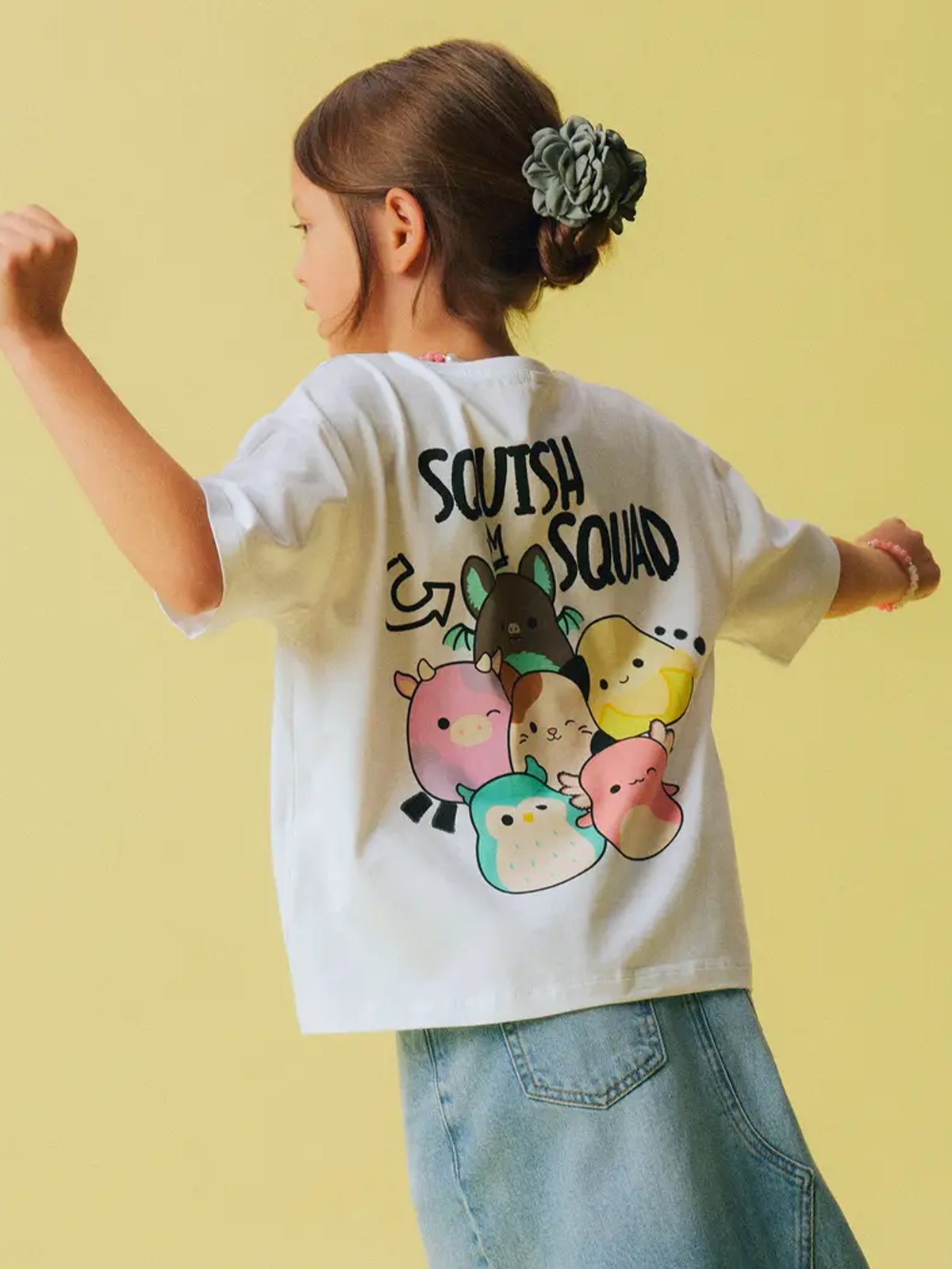 Name It Momi Squish Short Sleeve Top Box Bright White